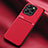 Custodia Silicone Ultra Sottile Morbida Cover con Magnetico per Xiaomi Redmi 12 4G Rosso