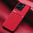 Custodia Silicone Ultra Sottile Morbida Cover con Magnetico per Xiaomi Redmi 13C Rosso