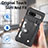 Custodia Silicone Ultra Sottile Morbida Cover con Magnetico S01D per Google Pixel 7a 5G