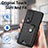 Custodia Silicone Ultra Sottile Morbida Cover con Magnetico S01D per Huawei Honor 80 Pro 5G