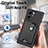 Custodia Silicone Ultra Sottile Morbida Cover con Magnetico S01D per Huawei Honor 80 SE 5G