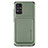 Custodia Silicone Ultra Sottile Morbida Cover con Magnetico S01D per Samsung Galaxy A51 4G Verde