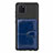 Custodia Silicone Ultra Sottile Morbida Cover con Magnetico S01D per Samsung Galaxy M60s Blu