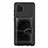 Custodia Silicone Ultra Sottile Morbida Cover con Magnetico S01D per Samsung Galaxy M60s Nero