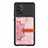 Custodia Silicone Ultra Sottile Morbida Cover con Magnetico S01D per Samsung Galaxy M80S Rosa