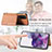 Custodia Silicone Ultra Sottile Morbida Cover con Magnetico S01D per Samsung Galaxy S20