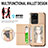 Custodia Silicone Ultra Sottile Morbida Cover con Magnetico S01D per Samsung Galaxy S20 Ultra