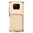 Custodia Silicone Ultra Sottile Morbida Cover con Magnetico S01D per Xiaomi Poco X3 Oro