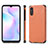 Custodia Silicone Ultra Sottile Morbida Cover con Magnetico S01D per Xiaomi Redmi 9A