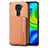 Custodia Silicone Ultra Sottile Morbida Cover con Magnetico S01D per Xiaomi Redmi Note 9