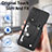 Custodia Silicone Ultra Sottile Morbida Cover con Magnetico S02D per Huawei Honor 80 5G