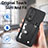 Custodia Silicone Ultra Sottile Morbida Cover con Magnetico S02D per Huawei Honor 80 Pro 5G