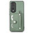 Custodia Silicone Ultra Sottile Morbida Cover con Magnetico S02D per Huawei Honor 80 Pro 5G Verde