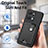 Custodia Silicone Ultra Sottile Morbida Cover con Magnetico S02D per Huawei Honor X7a