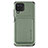 Custodia Silicone Ultra Sottile Morbida Cover con Magnetico S02D per Samsung Galaxy A12 Verde
