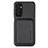 Custodia Silicone Ultra Sottile Morbida Cover con Magnetico S02D per Samsung Galaxy A13 5G Nero