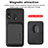 Custodia Silicone Ultra Sottile Morbida Cover con Magnetico S02D per Samsung Galaxy A20