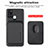 Custodia Silicone Ultra Sottile Morbida Cover con Magnetico S02D per Samsung Galaxy A21s