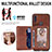 Custodia Silicone Ultra Sottile Morbida Cover con Magnetico S02D per Samsung Galaxy M11