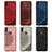 Custodia Silicone Ultra Sottile Morbida Cover con Magnetico S02D per Samsung Galaxy M11