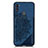 Custodia Silicone Ultra Sottile Morbida Cover con Magnetico S02D per Samsung Galaxy M11 Blu