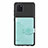 Custodia Silicone Ultra Sottile Morbida Cover con Magnetico S02D per Samsung Galaxy M60s Azzurro