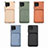 Custodia Silicone Ultra Sottile Morbida Cover con Magnetico S02D per Samsung Galaxy M62 4G