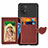 Custodia Silicone Ultra Sottile Morbida Cover con Magnetico S02D per Samsung Galaxy M80S