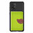 Custodia Silicone Ultra Sottile Morbida Cover con Magnetico S02D per Samsung Galaxy M80S Verde