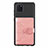 Custodia Silicone Ultra Sottile Morbida Cover con Magnetico S02D per Samsung Galaxy Note 10 Lite Rosa