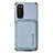 Custodia Silicone Ultra Sottile Morbida Cover con Magnetico S02D per Samsung Galaxy S20