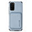 Custodia Silicone Ultra Sottile Morbida Cover con Magnetico S02D per Samsung Galaxy S20 Plus 5G