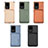 Custodia Silicone Ultra Sottile Morbida Cover con Magnetico S02D per Samsung Galaxy S20 Ultra