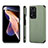 Custodia Silicone Ultra Sottile Morbida Cover con Magnetico S02D per Xiaomi Mi 11i 5G (2022) Verde