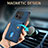 Custodia Silicone Ultra Sottile Morbida Cover con Magnetico S02D per Xiaomi Poco C55
