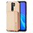 Custodia Silicone Ultra Sottile Morbida Cover con Magnetico S02D per Xiaomi Redmi 9