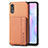 Custodia Silicone Ultra Sottile Morbida Cover con Magnetico S02D per Xiaomi Redmi 9AT