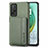 Custodia Silicone Ultra Sottile Morbida Cover con Magnetico S02D per Xiaomi Redmi K30S 5G Verde