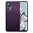 Custodia Silicone Ultra Sottile Morbida Cover con Magnetico S02D per Xiaomi Redmi K50 Ultra 5G Viola