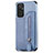 Custodia Silicone Ultra Sottile Morbida Cover con Magnetico S02D per Xiaomi Redmi Note 10 Pro 4G Blu