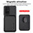 Custodia Silicone Ultra Sottile Morbida Cover con Magnetico S02D per Xiaomi Redmi Note 11 4G (2021)