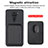 Custodia Silicone Ultra Sottile Morbida Cover con Magnetico S02D per Xiaomi Redmi Note 9