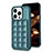 Custodia Silicone Ultra Sottile Morbida Cover con Magnetico S03D per Apple iPhone 13 Pro