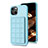 Custodia Silicone Ultra Sottile Morbida Cover con Magnetico S03D per Apple iPhone 15