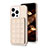 Custodia Silicone Ultra Sottile Morbida Cover con Magnetico S03D per Apple iPhone 16 Pro Oro