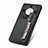 Custodia Silicone Ultra Sottile Morbida Cover con Magnetico S03D per Huawei Honor X9a 5G Nero