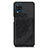 Custodia Silicone Ultra Sottile Morbida Cover con Magnetico S03D per Samsung Galaxy A12 5G Nero