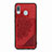 Custodia Silicone Ultra Sottile Morbida Cover con Magnetico S03D per Samsung Galaxy A20 Rosso