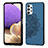 Custodia Silicone Ultra Sottile Morbida Cover con Magnetico S03D per Samsung Galaxy A32 4G
