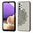 Custodia Silicone Ultra Sottile Morbida Cover con Magnetico S03D per Samsung Galaxy A32 5G Grigio